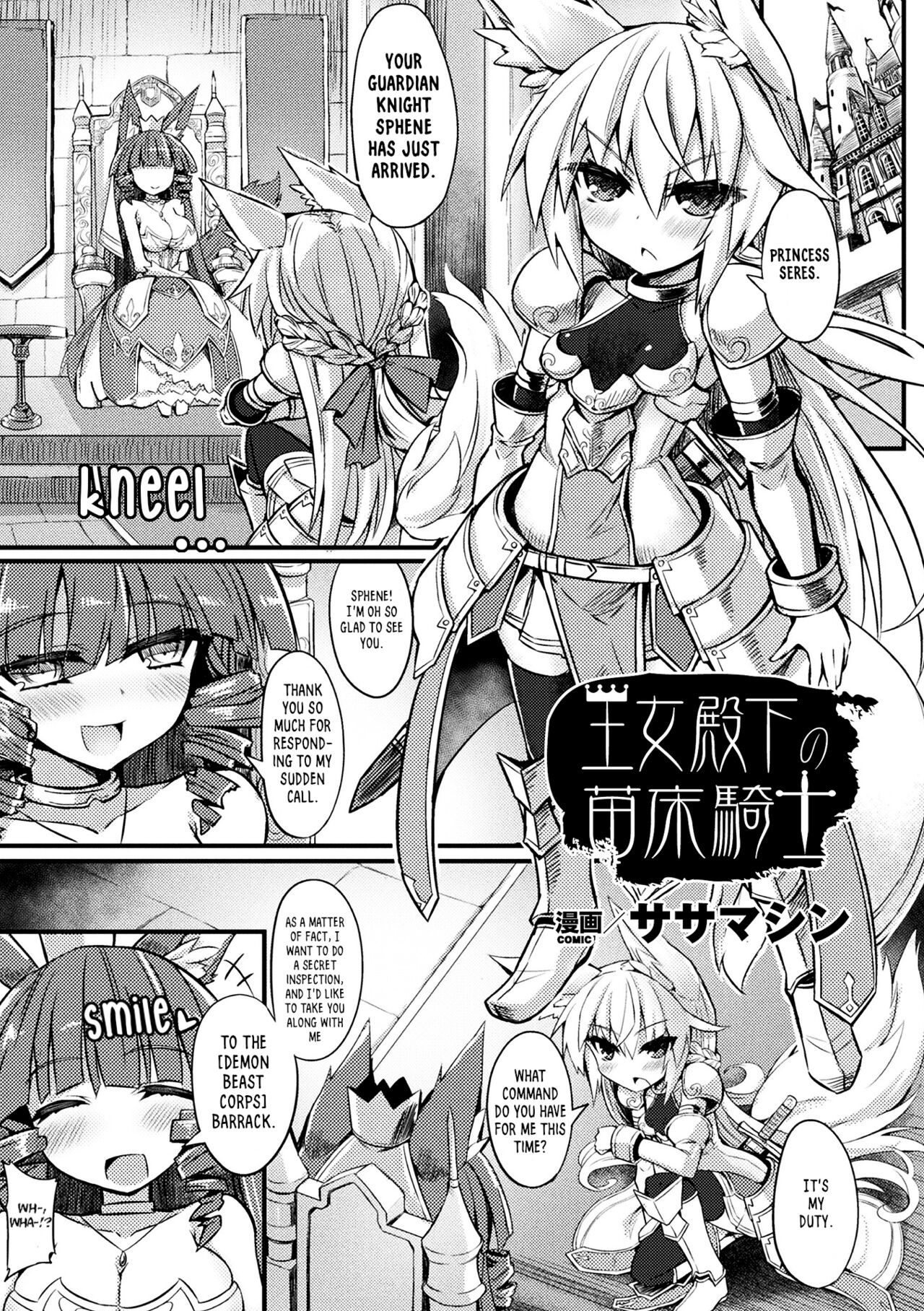 Ojou Denka No Naedoko Kishi cover