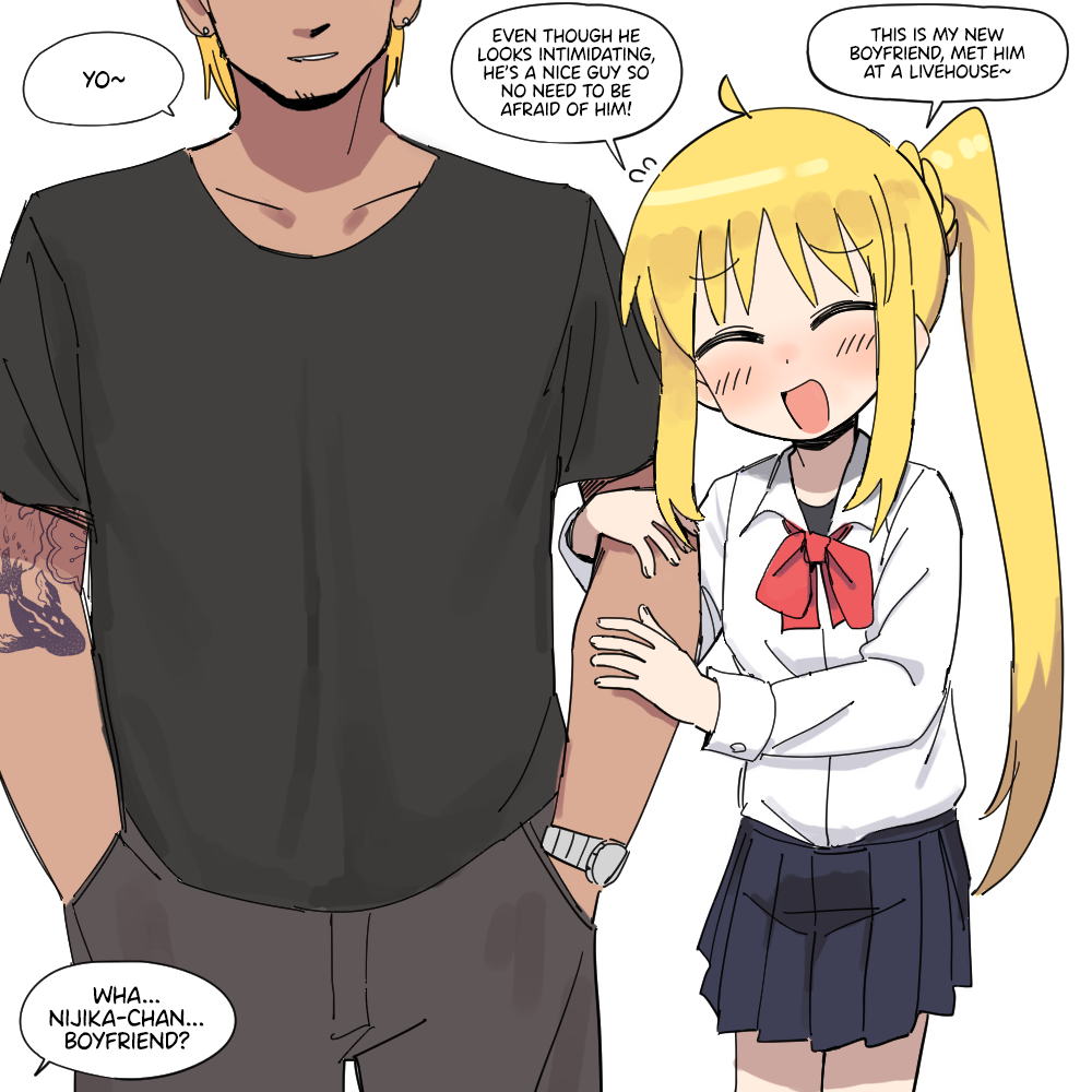 Nijika-chan and Her Boyfriend cover