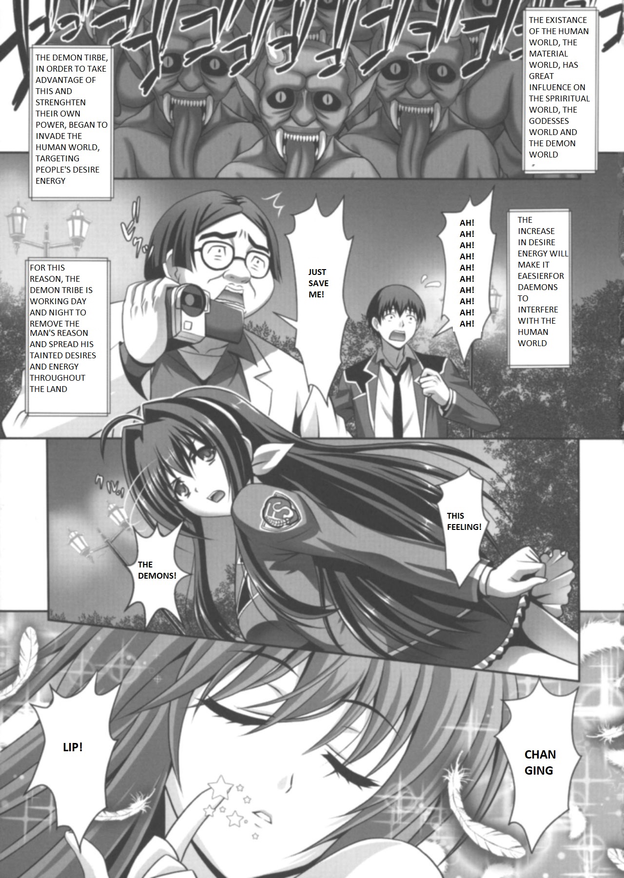 Nerawareta Megami Tenshi Angeltear ~Mamotta Ningen-tachi ni Uragirarete~ THE COMIC Ch. 1-7 cover