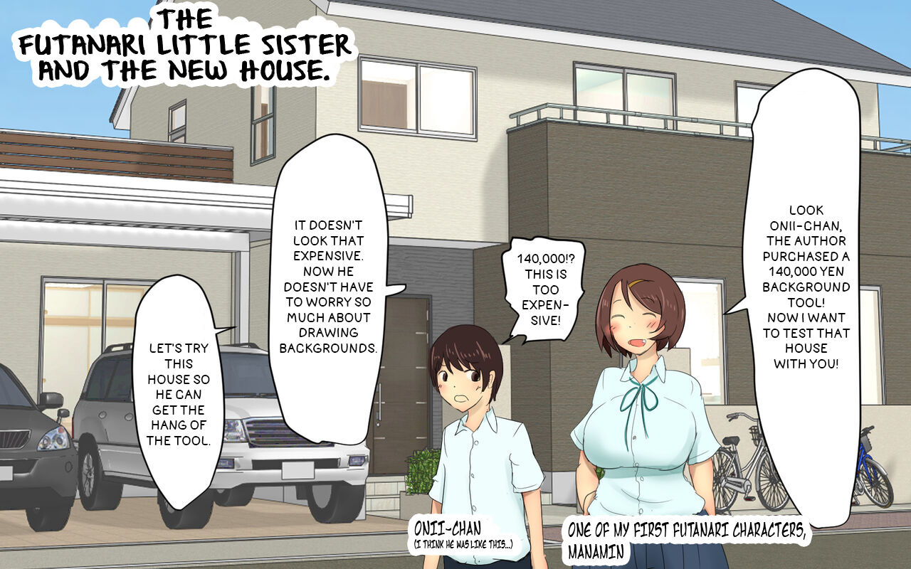 The futanari little sister and the new house cover