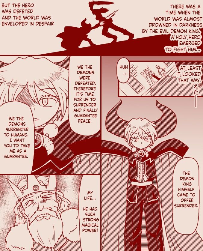 The demon king and the holy pristess cover