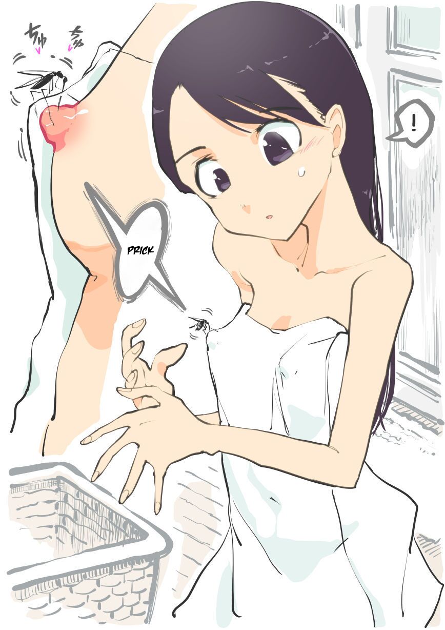 Beware the Ecchi Mosquito! In the changing room cover