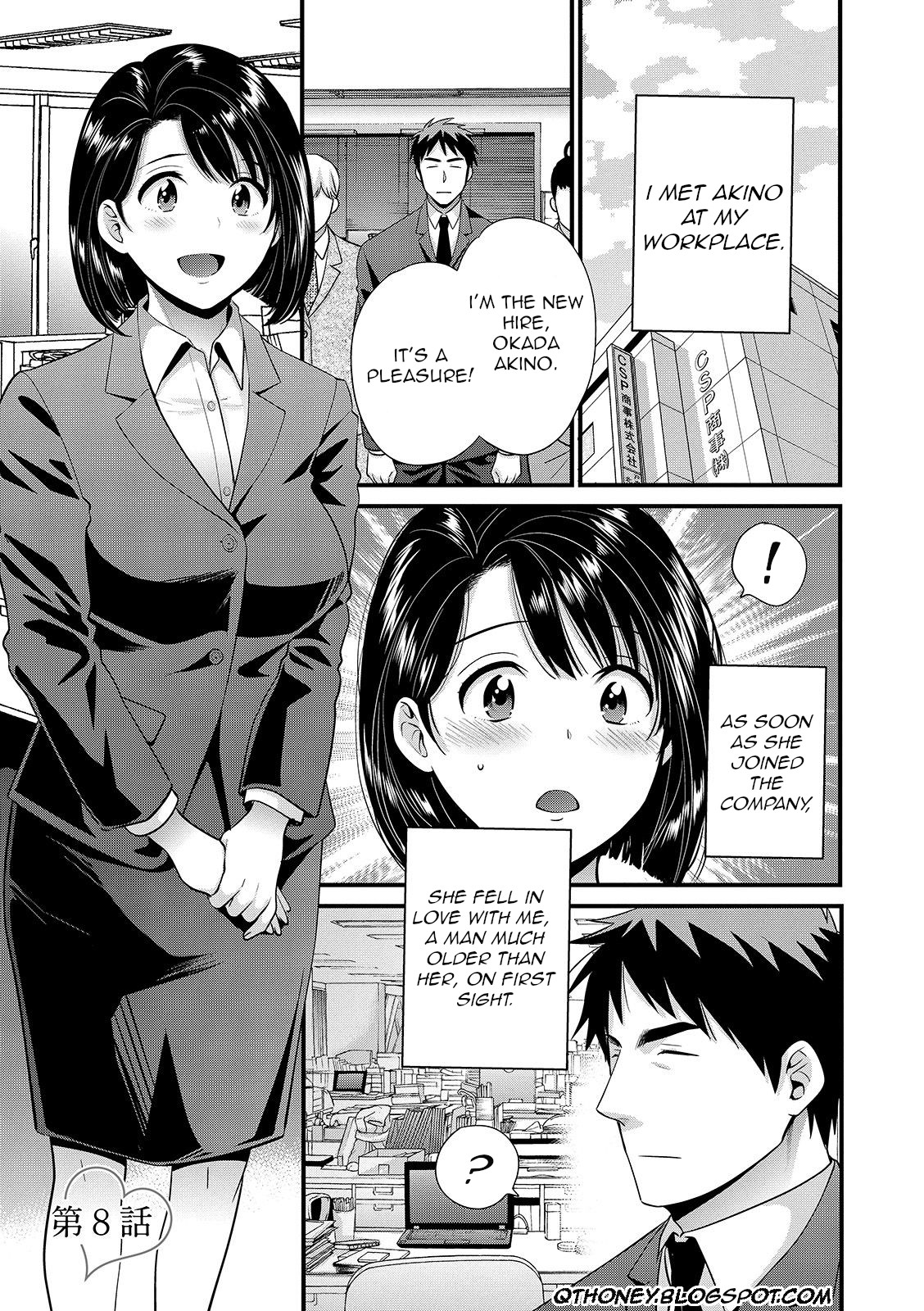 Shujin ni wa Naisho Ch. 8 cover