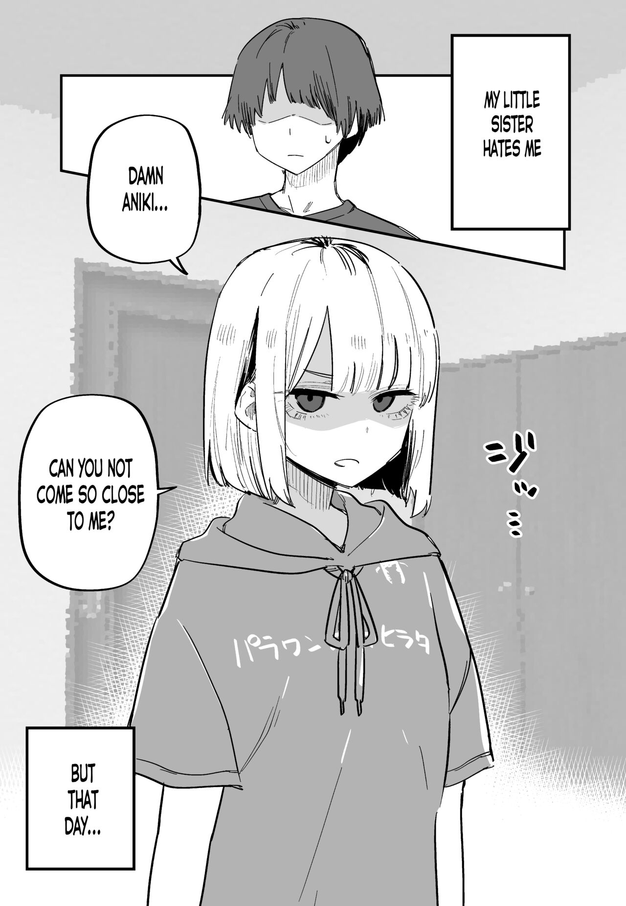 My Sister Who Cannot Stand Me Is Scary cover