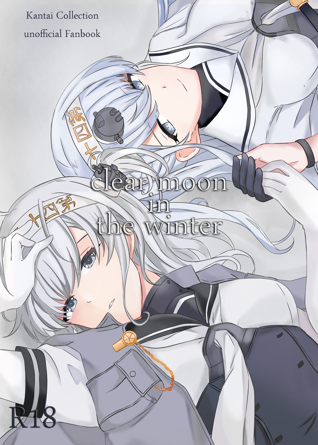 clear moon in the winter cover