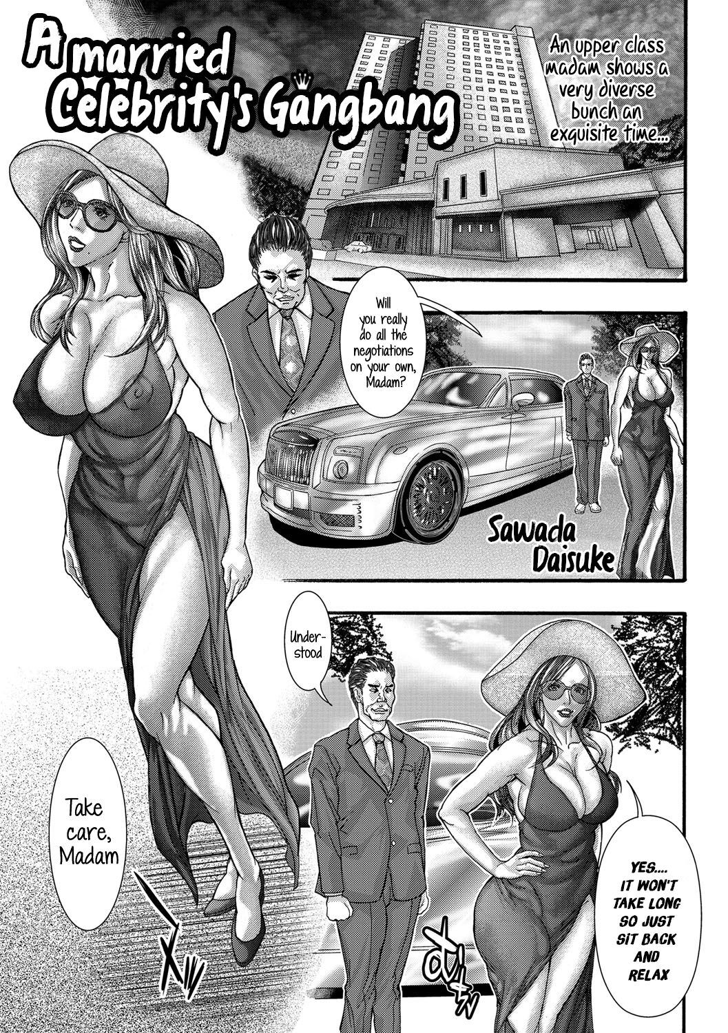 A married celebrity's gangbang cover