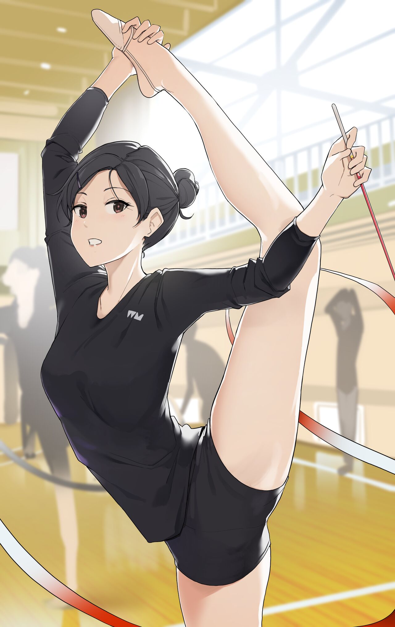 The Rhythmic Gymnastics Girl Making Full Use of Her Flexibility During Sex cover
