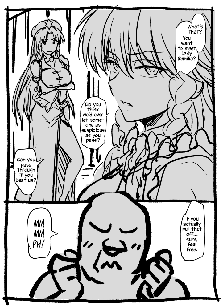 Sakuya, Meiling and the Long-Range Uncle cover