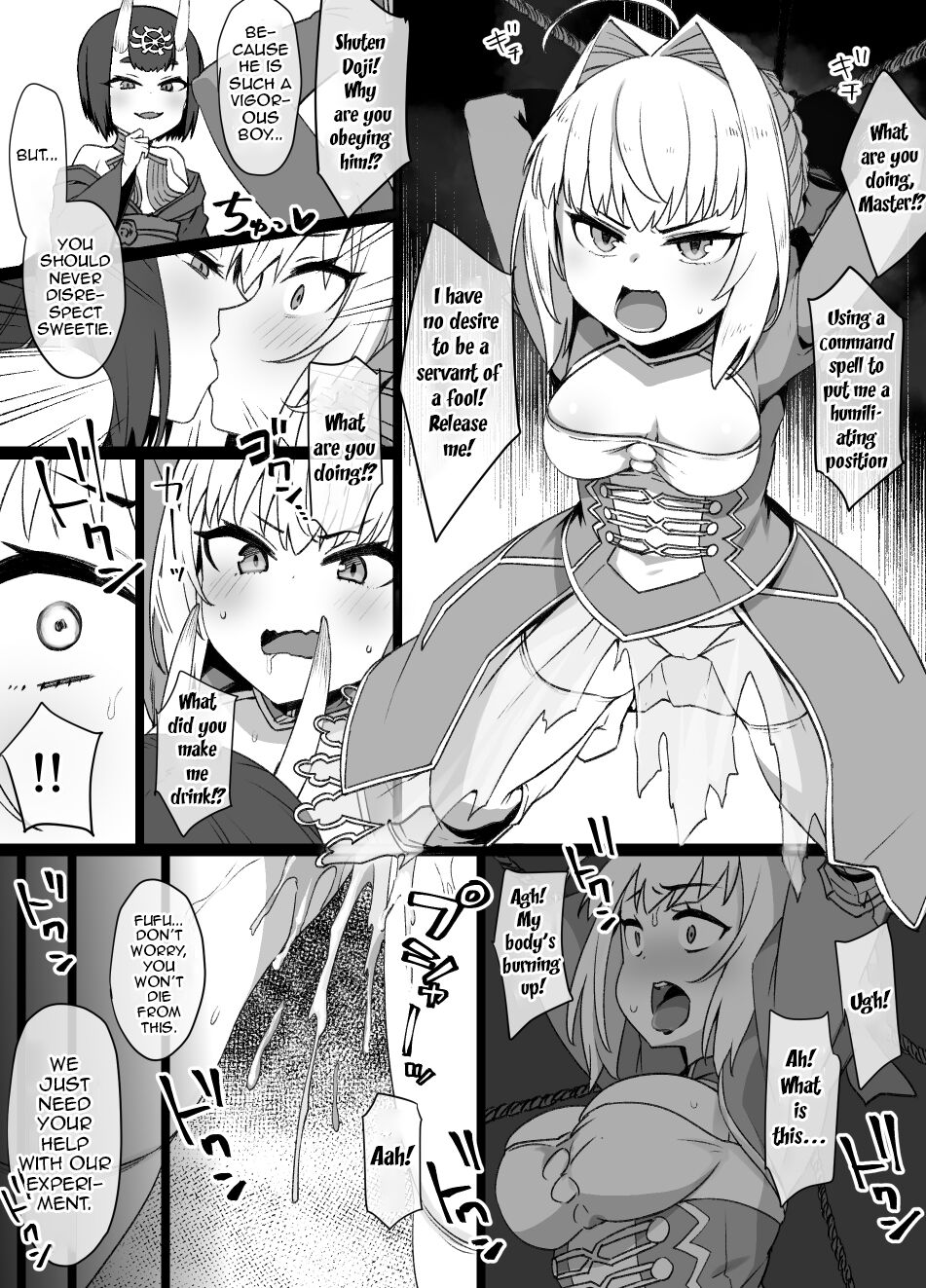 FGO Shuten Doji x Nero Possession Manga cover