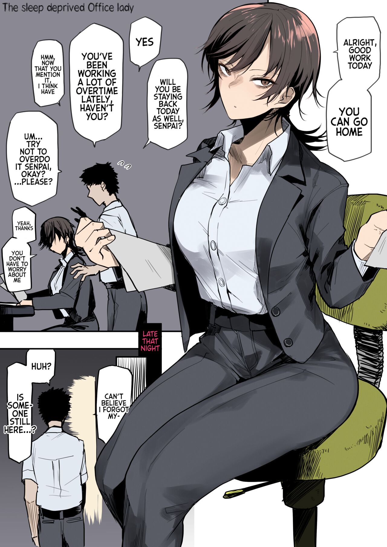 The Sleep Deprived Office Lady cover