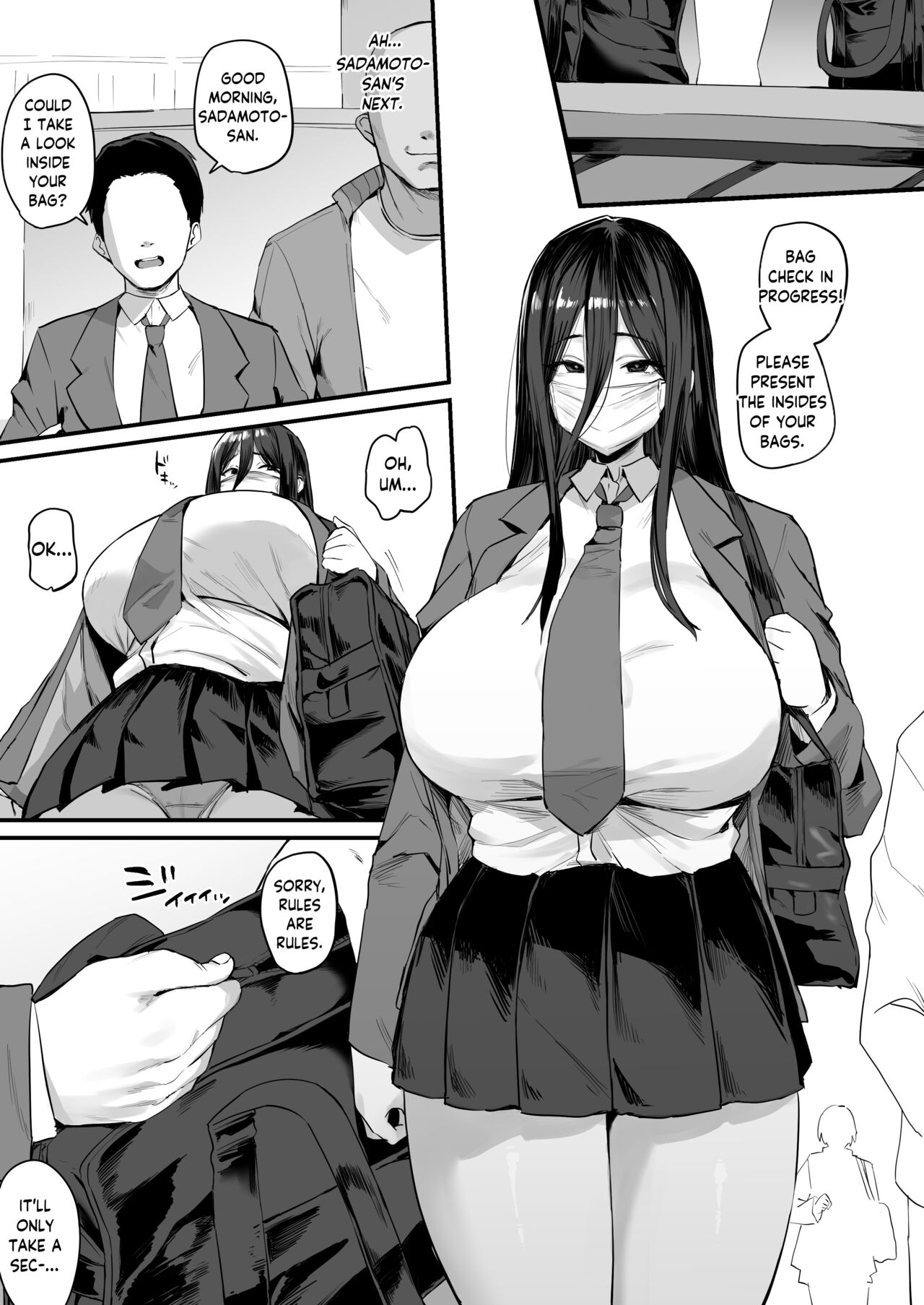 Girl Caught During Bag Inspection cover