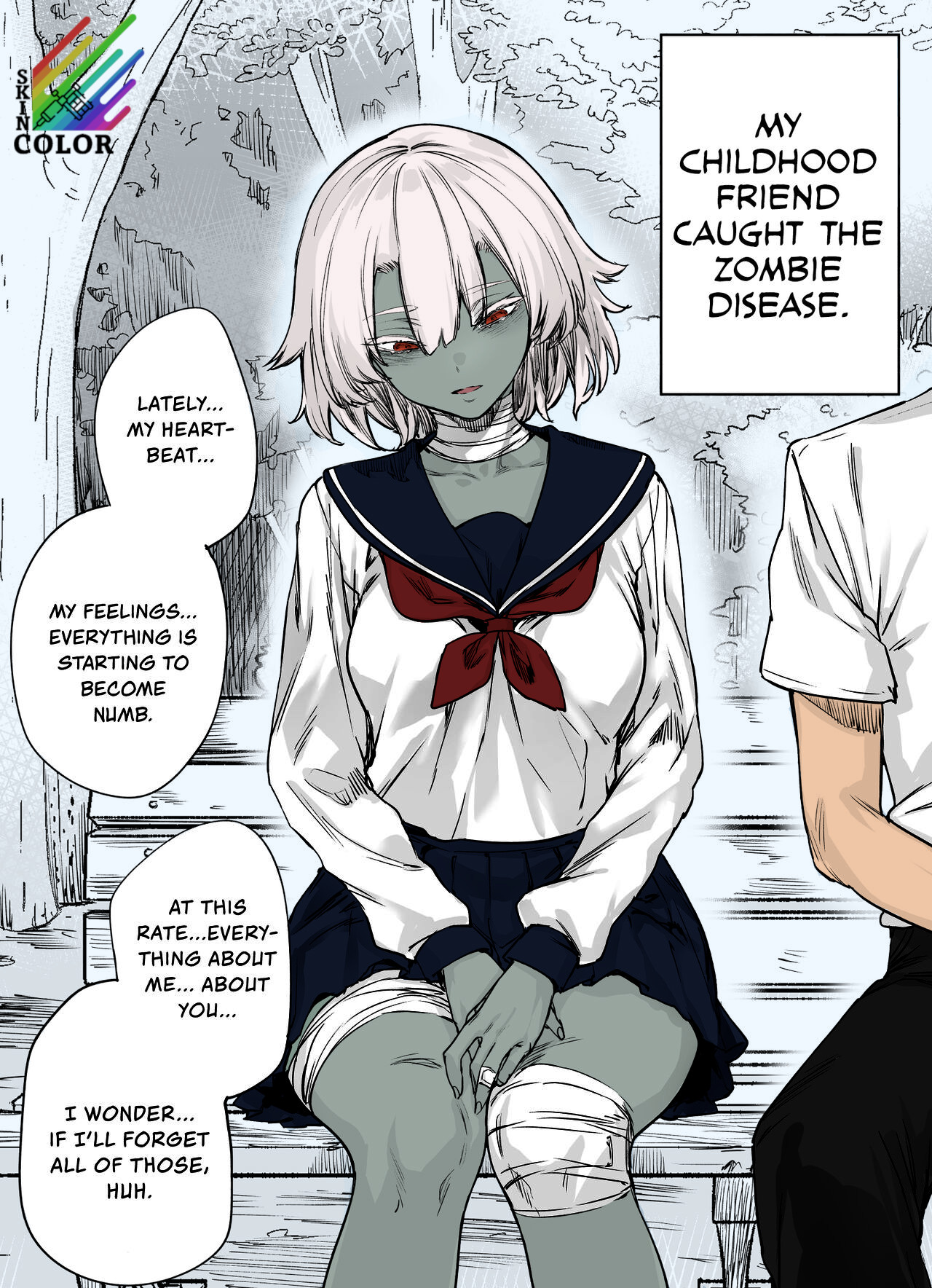 A Manga About Teaching My Zombie Childhood Friend The Real Feeling of Sex cover