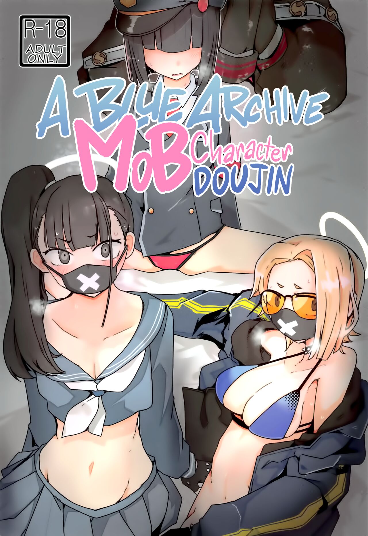 A Blue Archive Mob Character Doujin. cover