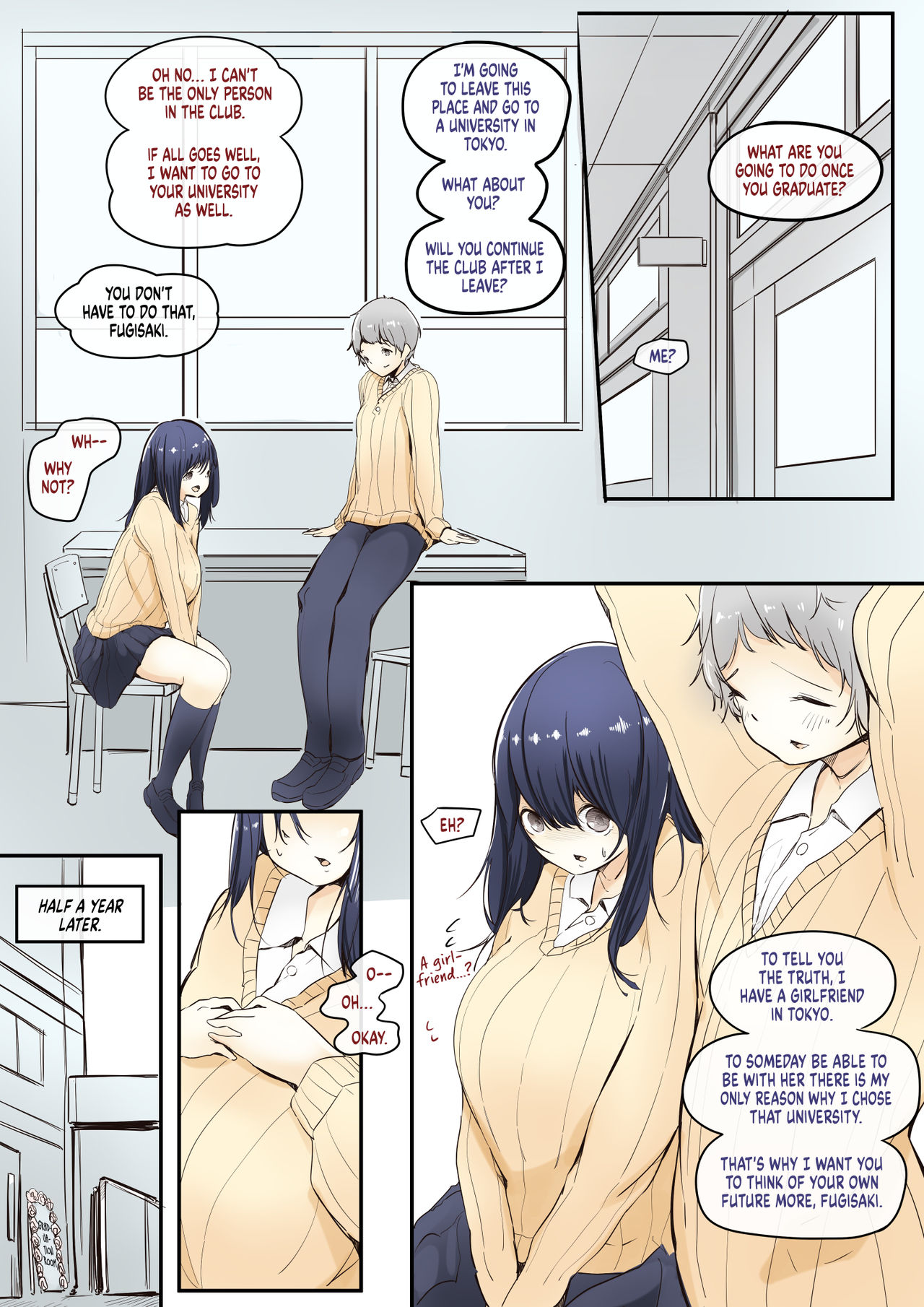 The Tale of A Girl Who Likes Her Senpai So Much, She Shrinks Him. cover
