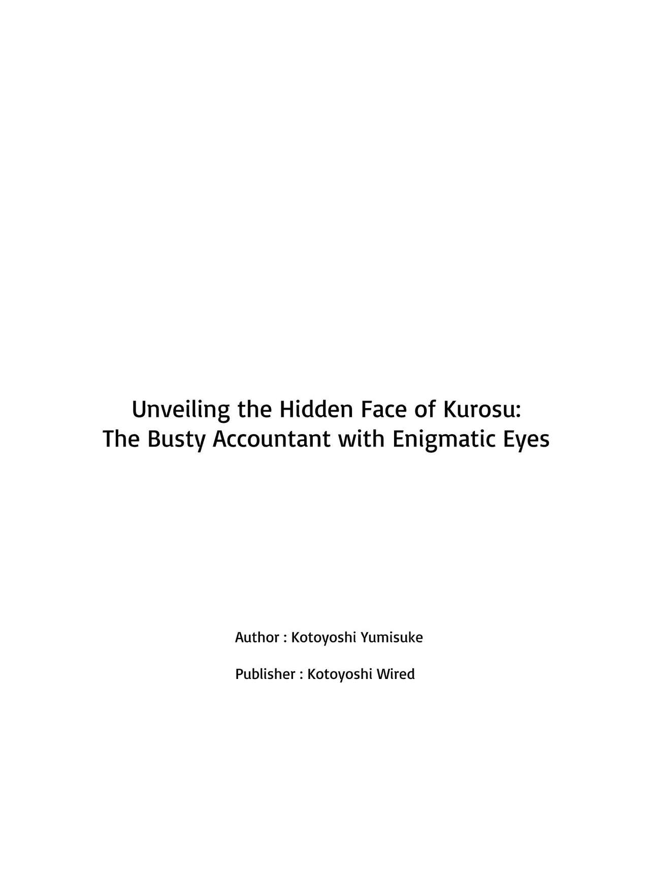 No-one Has Seen That Busty Accountant's Unmasked Face cover