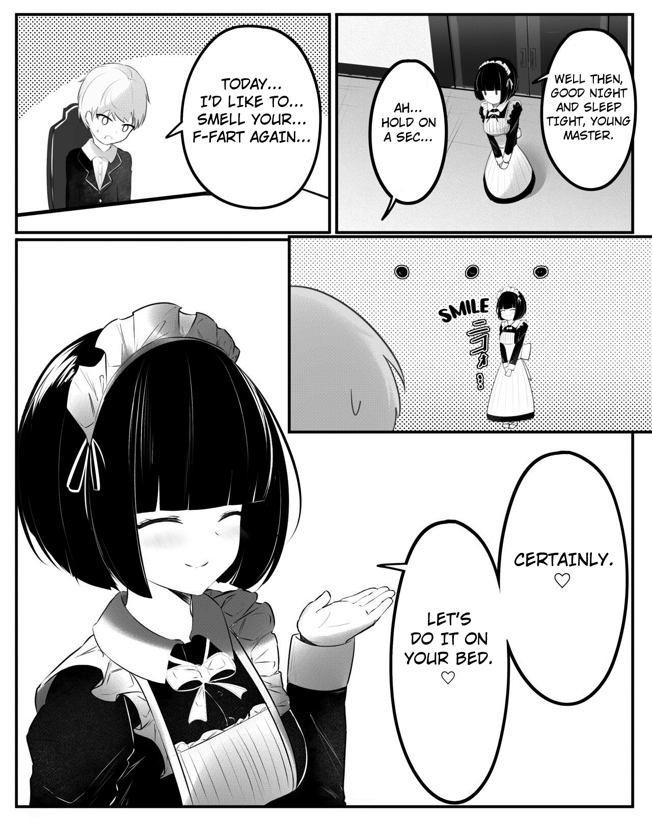 Onara Manga - Maid to Bocchama cover
