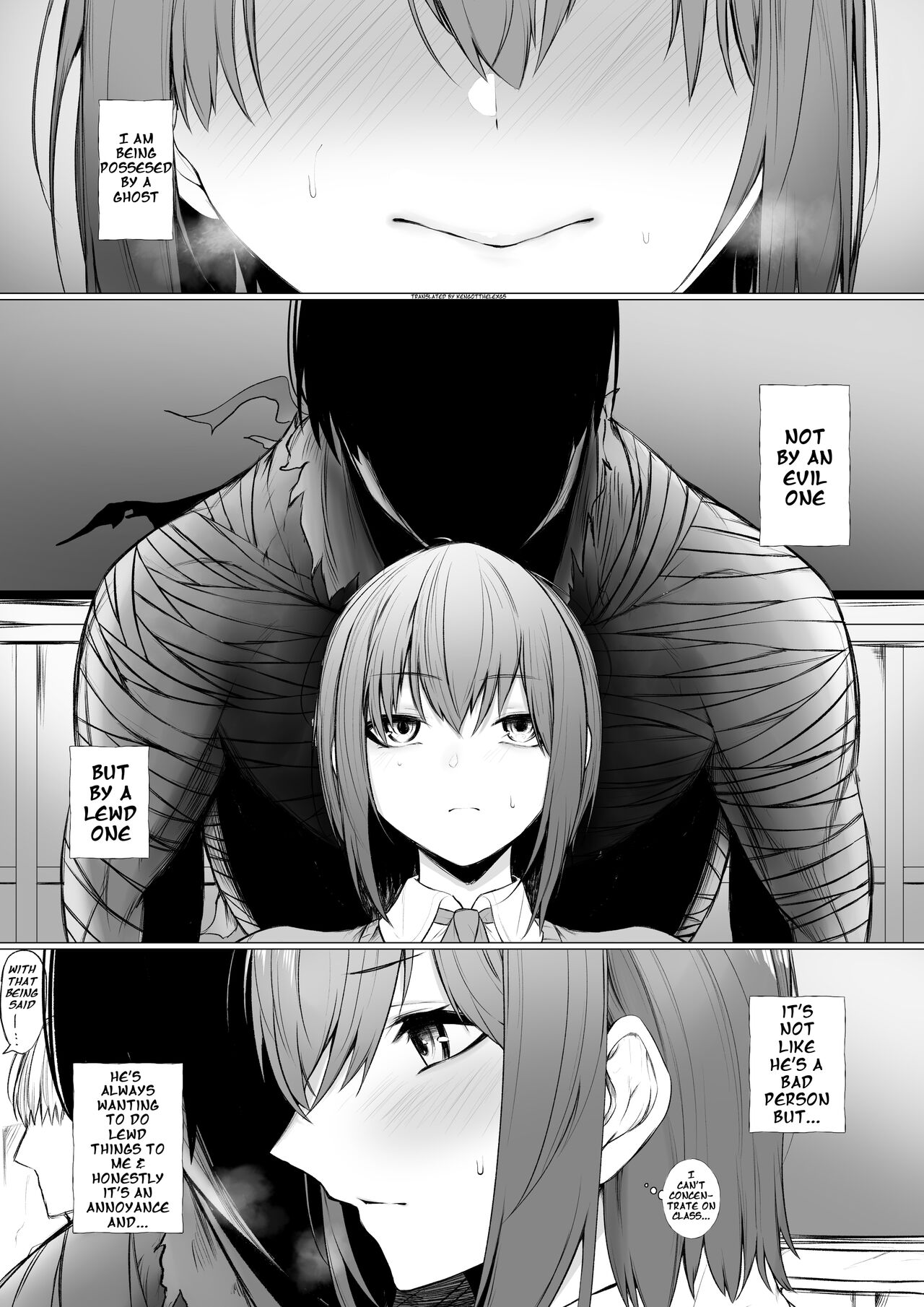 A Story about a Girl Possessed by a Lecherous Ghost [KenGotTheLexGs] English cover