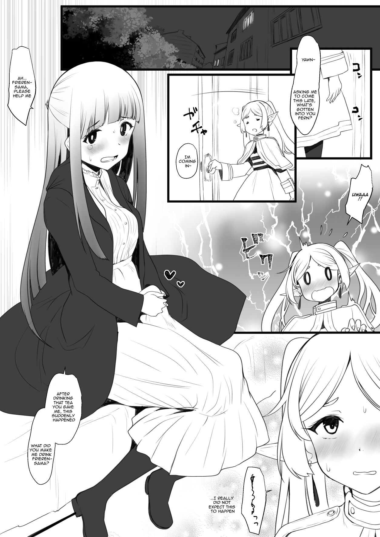 Fern x Frieren, Turning Into A Futanari After Drinking A Strange Tea cover