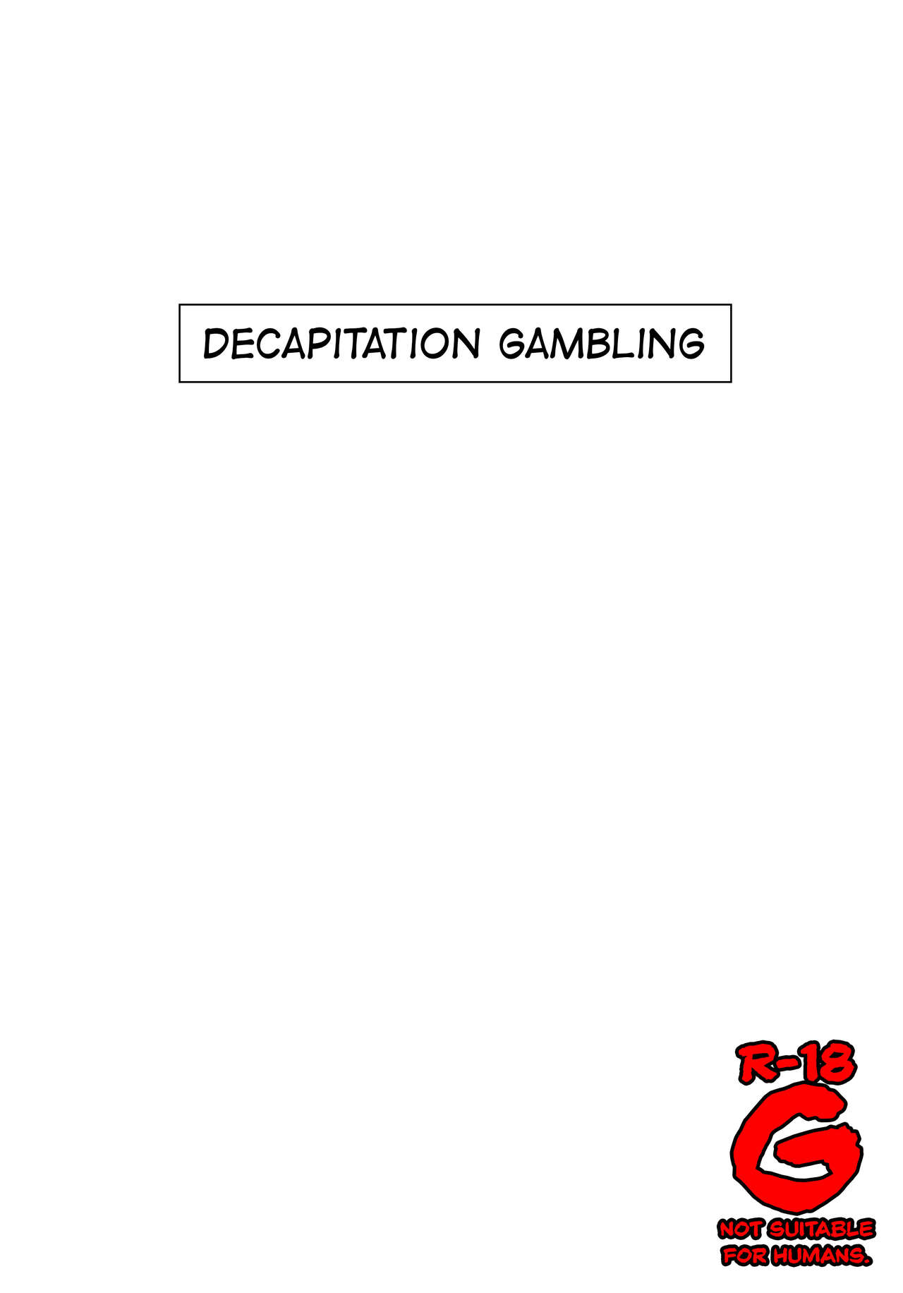 Decapitation Gambling (ENG) =CBS= cover