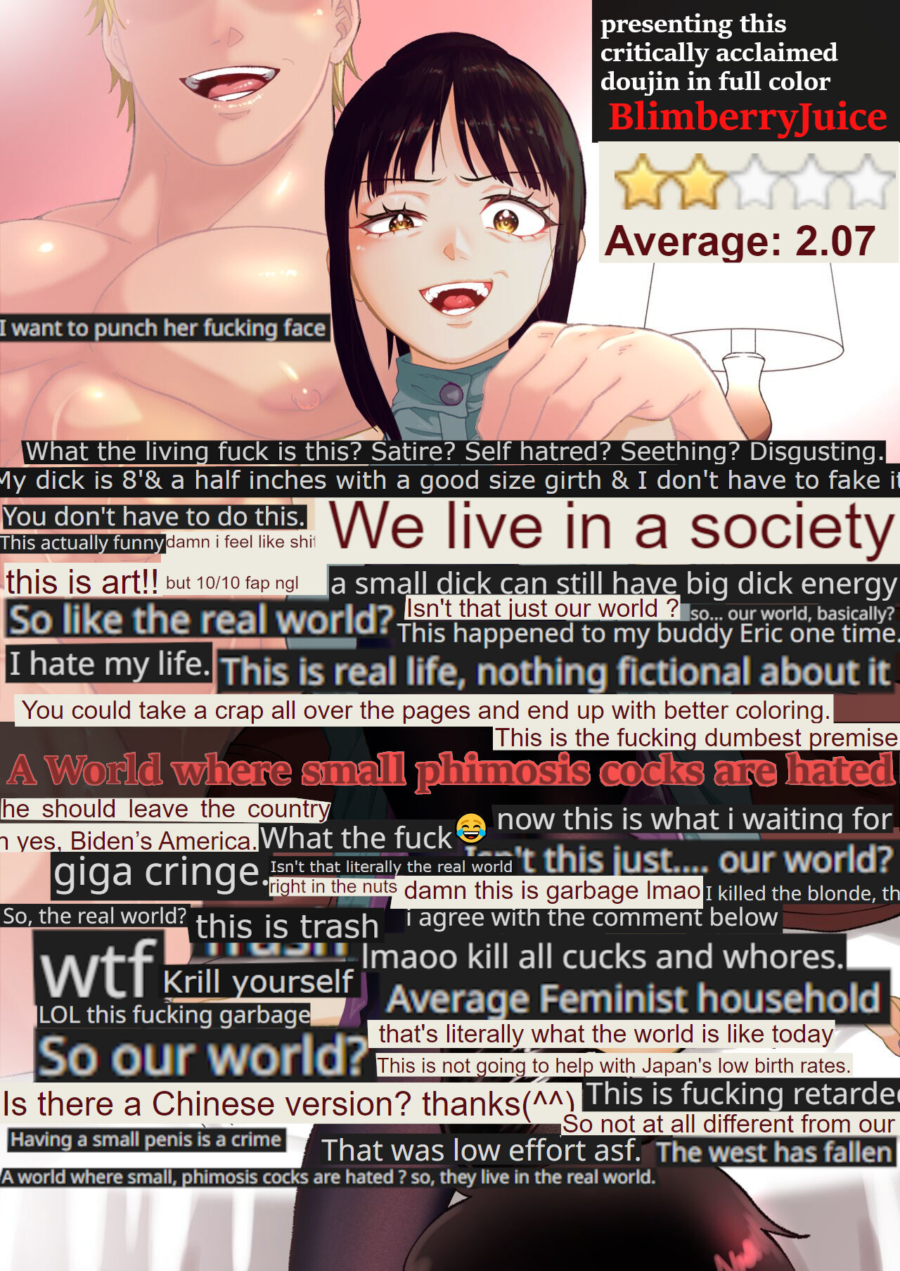 A World Where Small, Phimosis Cocks Are Hated cover