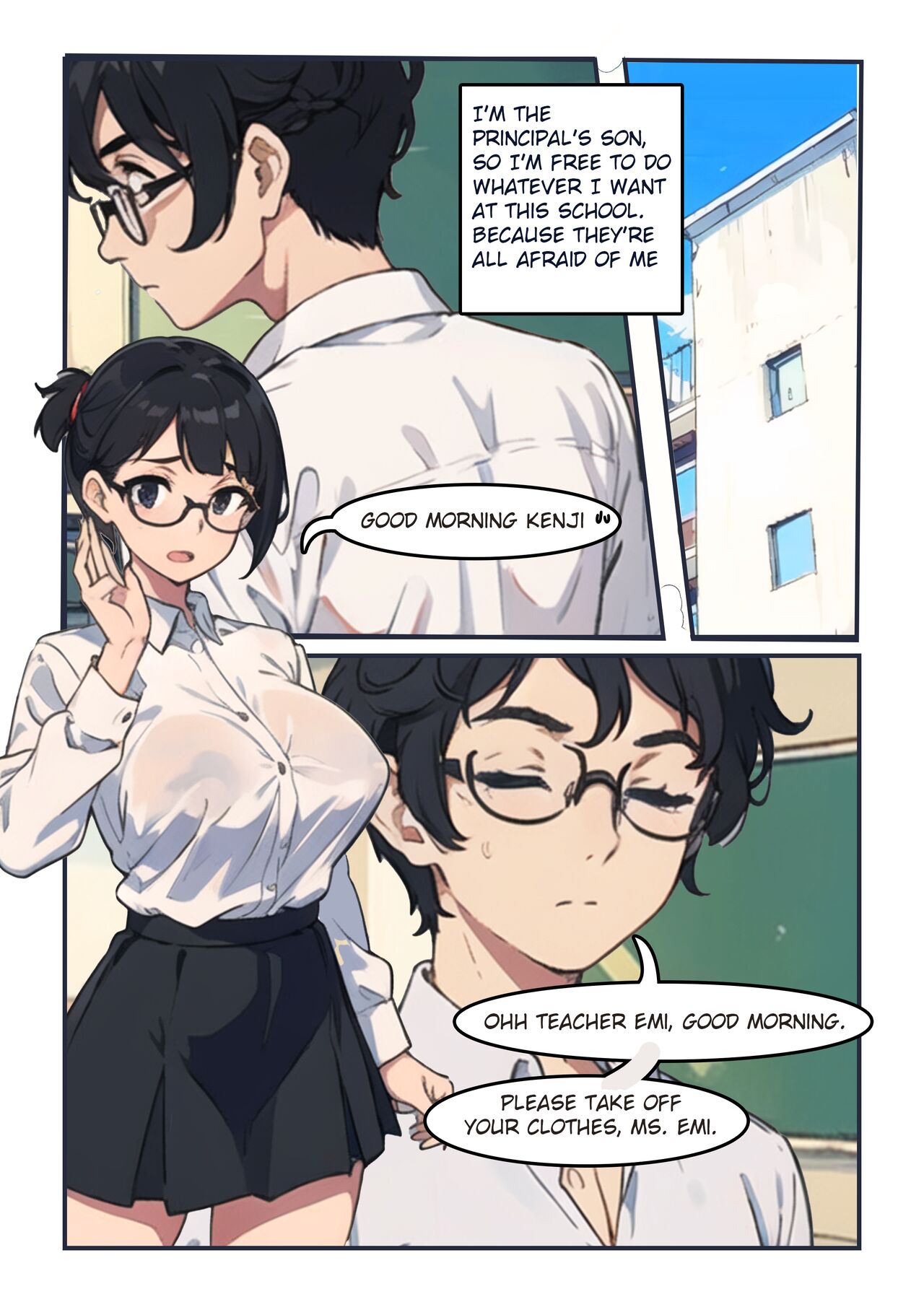 Kenji the principal's son cover