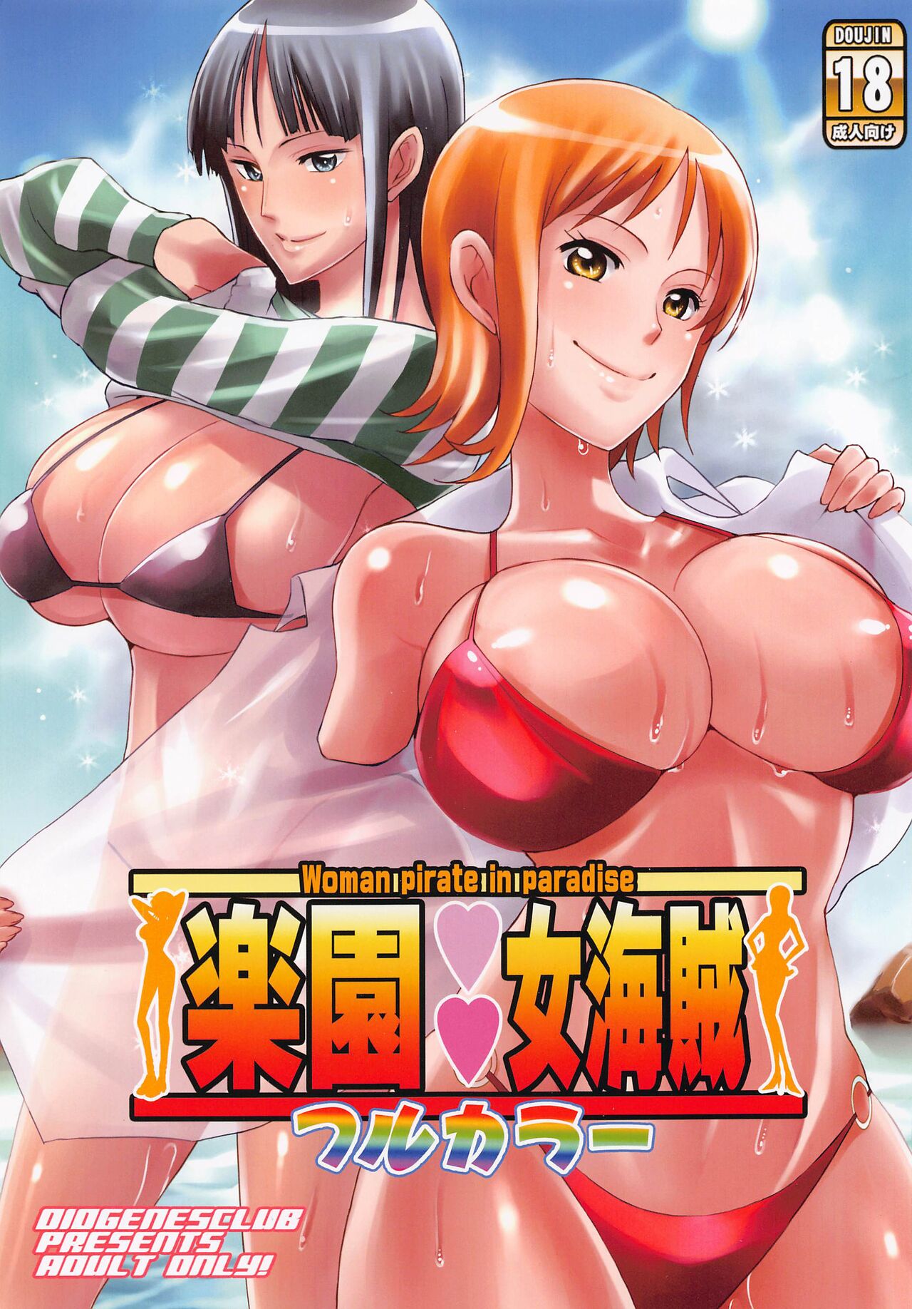 Women Pirates in Paradise Full Color cover