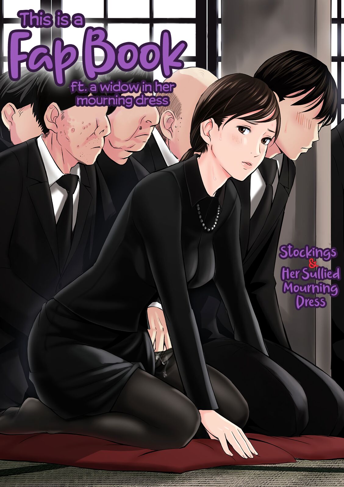 This is a Fap Book ft. a widow in her mourning dress cover