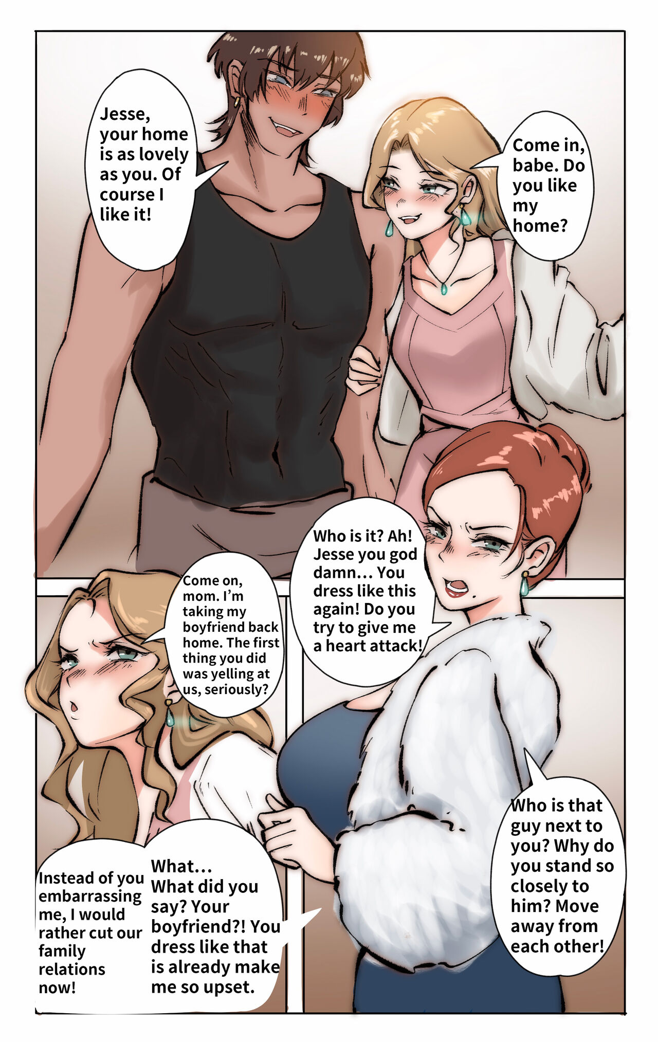 Mother & sissy son 01 cover