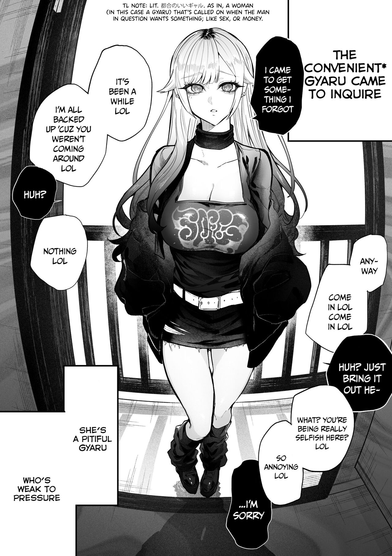 The Day I Decided to Make My Cheeky Gyaru Sister Understand in My Own Way (Fanbox 18+ Content) - Ch. 4.5 - The Convenient Gyaru Gives a Blowjob cover