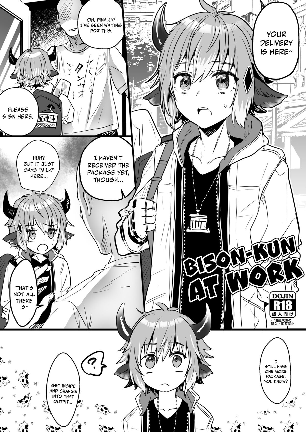 Bison-kun at Work cover