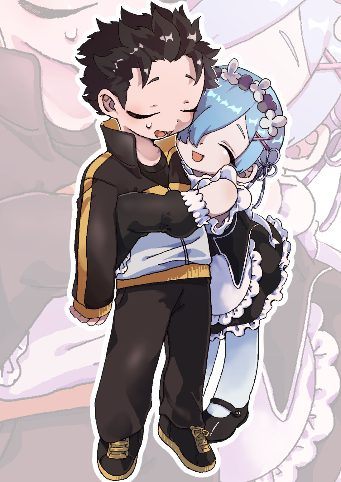 Rem x Subaru cover