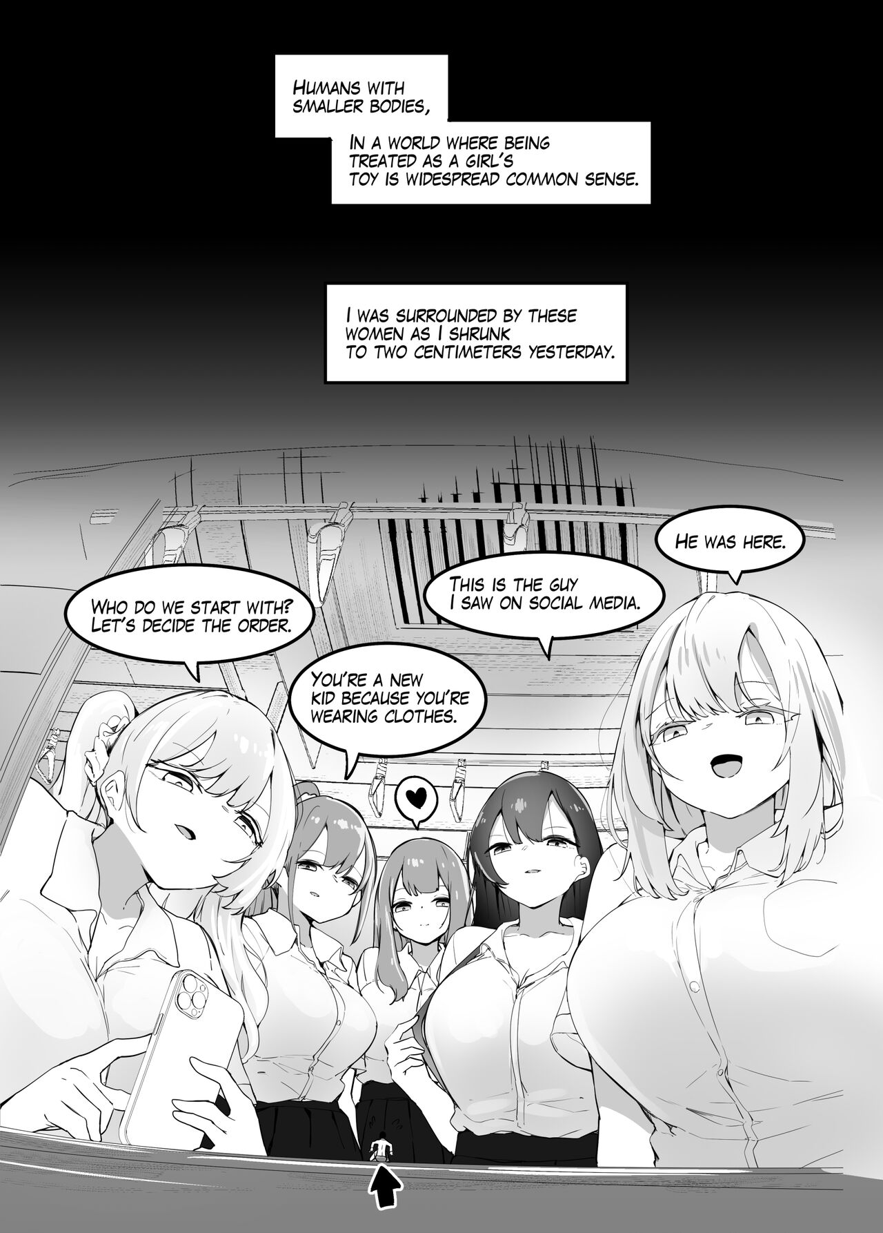 Surrounded By Girls On The Train cover