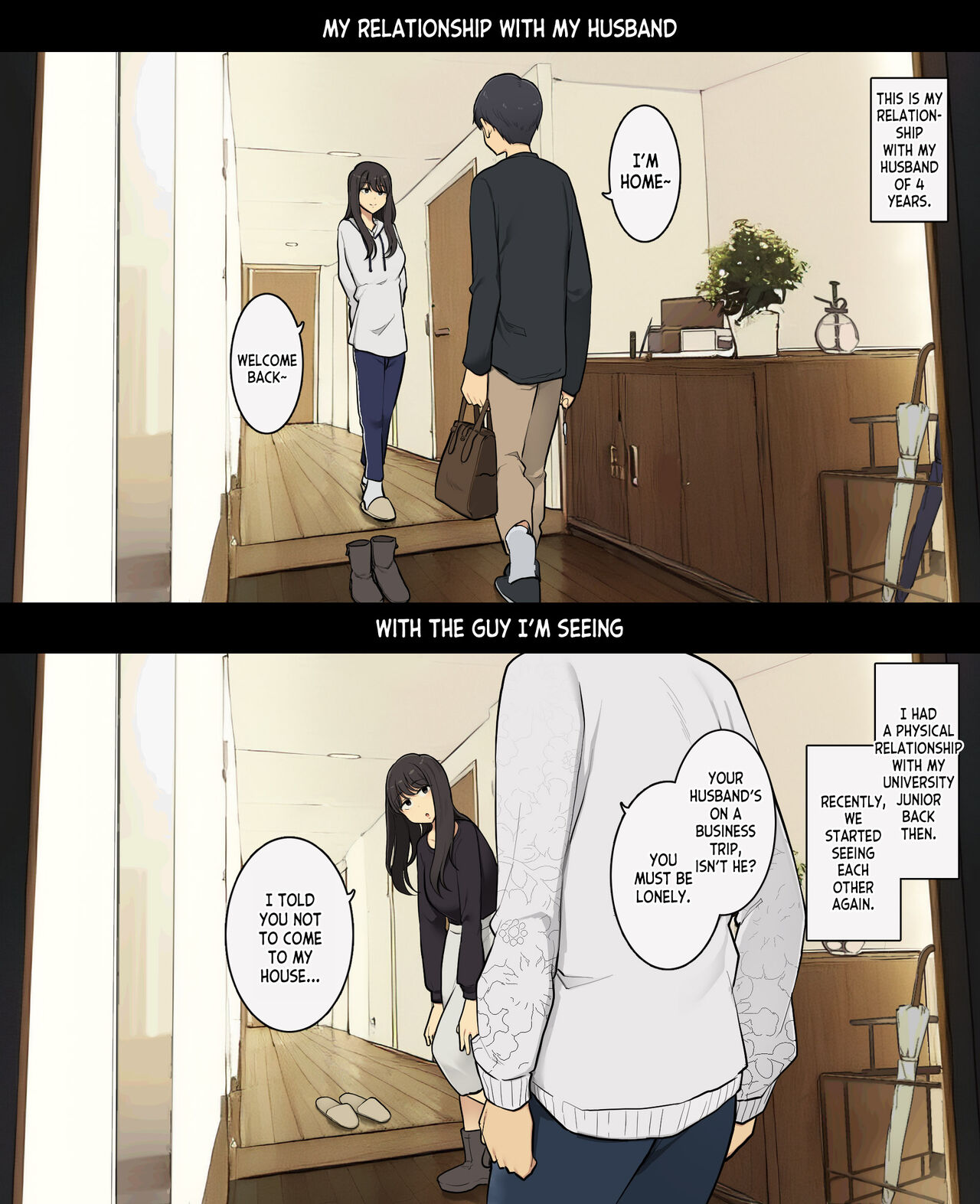 Otto to no kankei, furin aite to no kankei cover