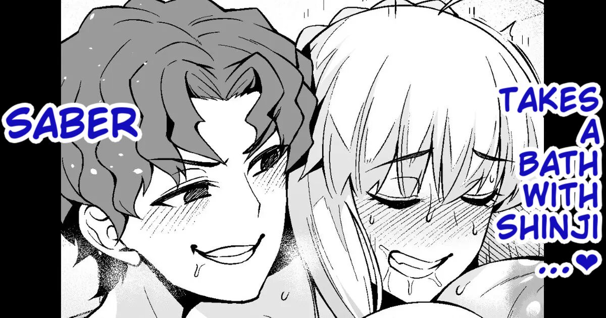 Saber Takes A Bath With Shinji…❤️ cover