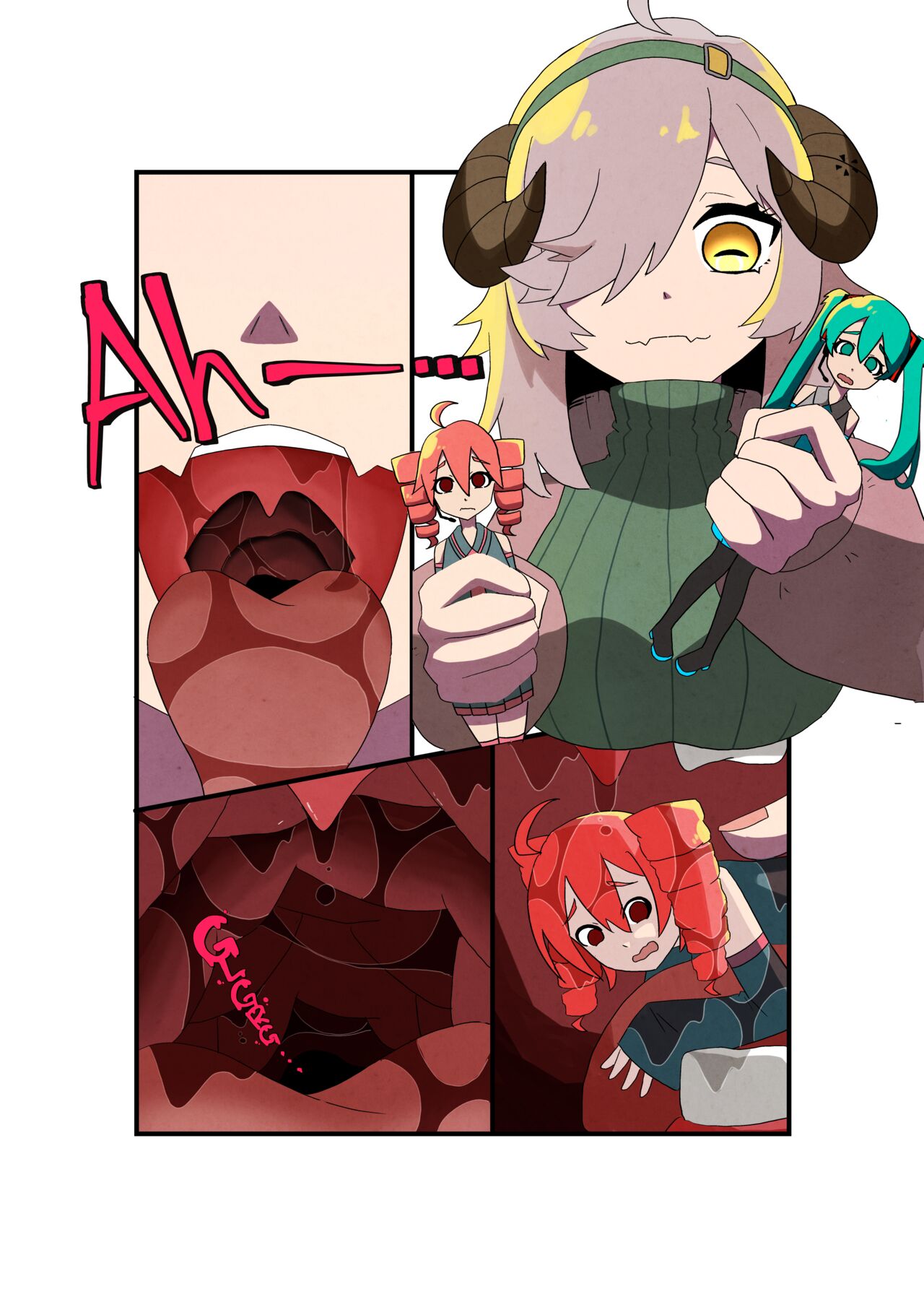 Lazy sheep vore cover