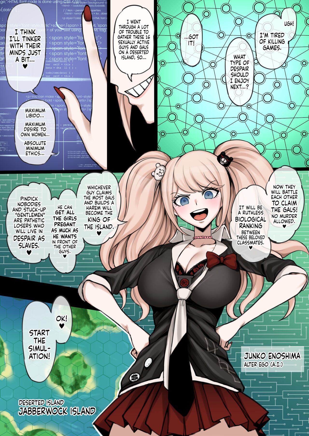 Danganronpa 2 cover