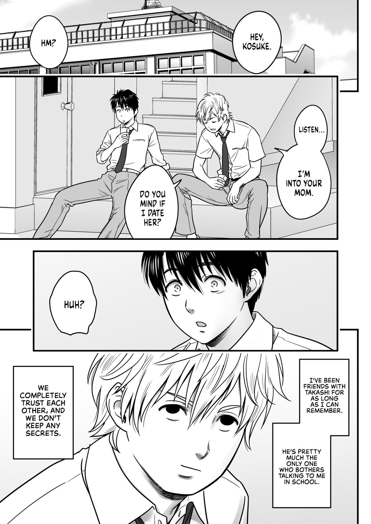 Haha ga Tomo Kano ni Natta node 1-2 cover