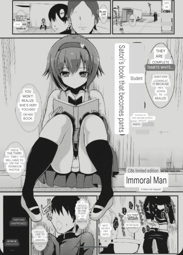 The Book of How I Became Student Satori's Pantyhose cover