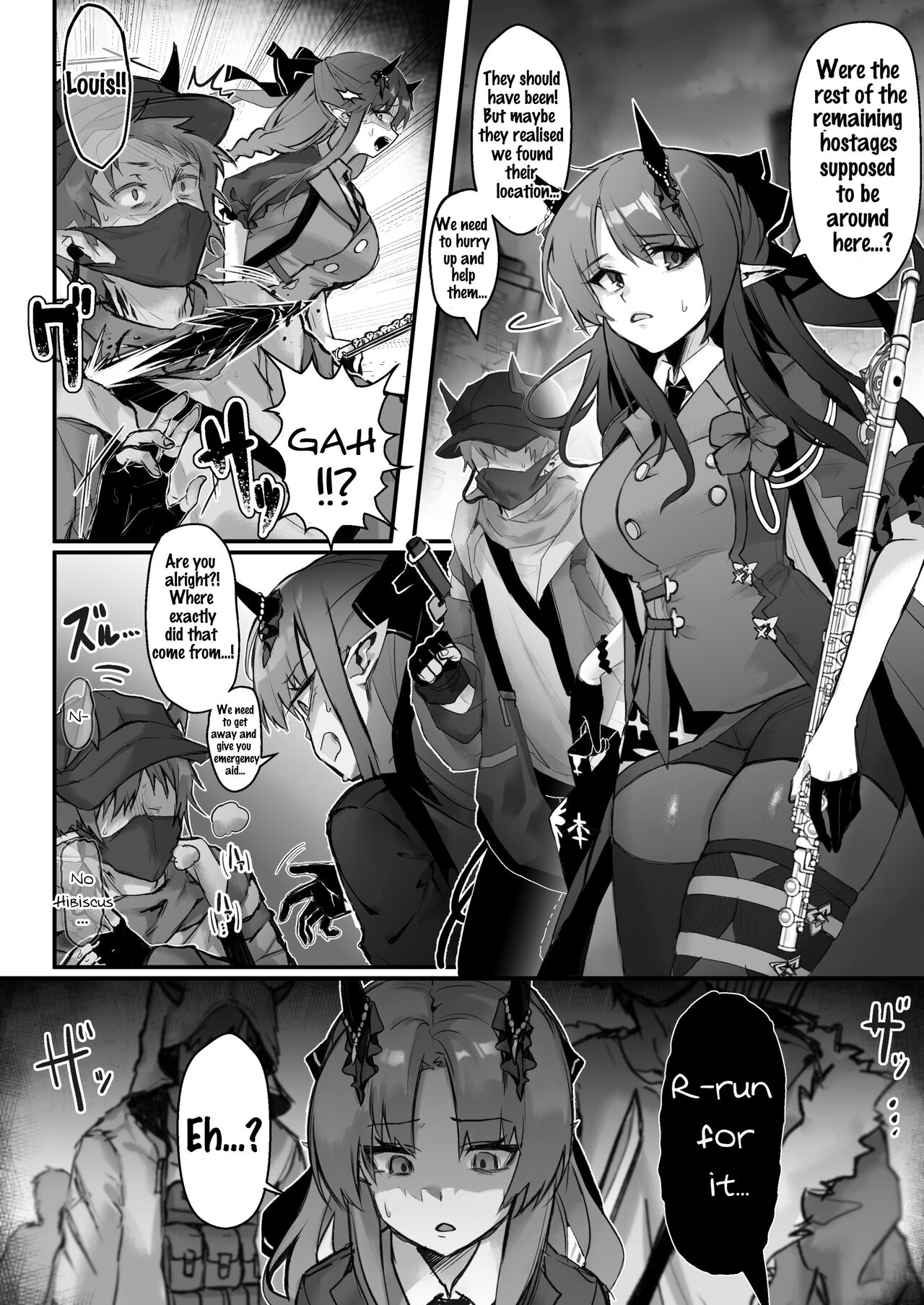 A Hopeless Hibiscus Rape Manga cover