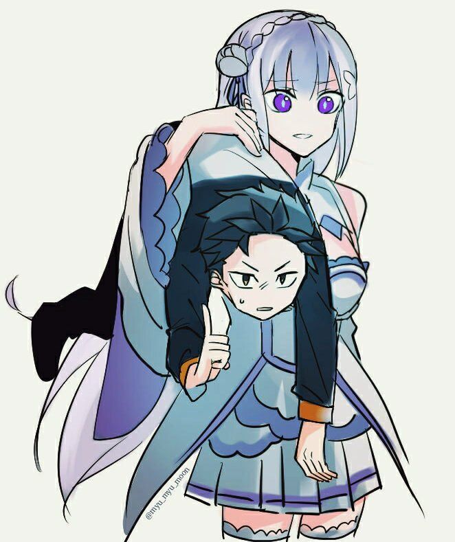 Subaru x Emilia Ugoira cover