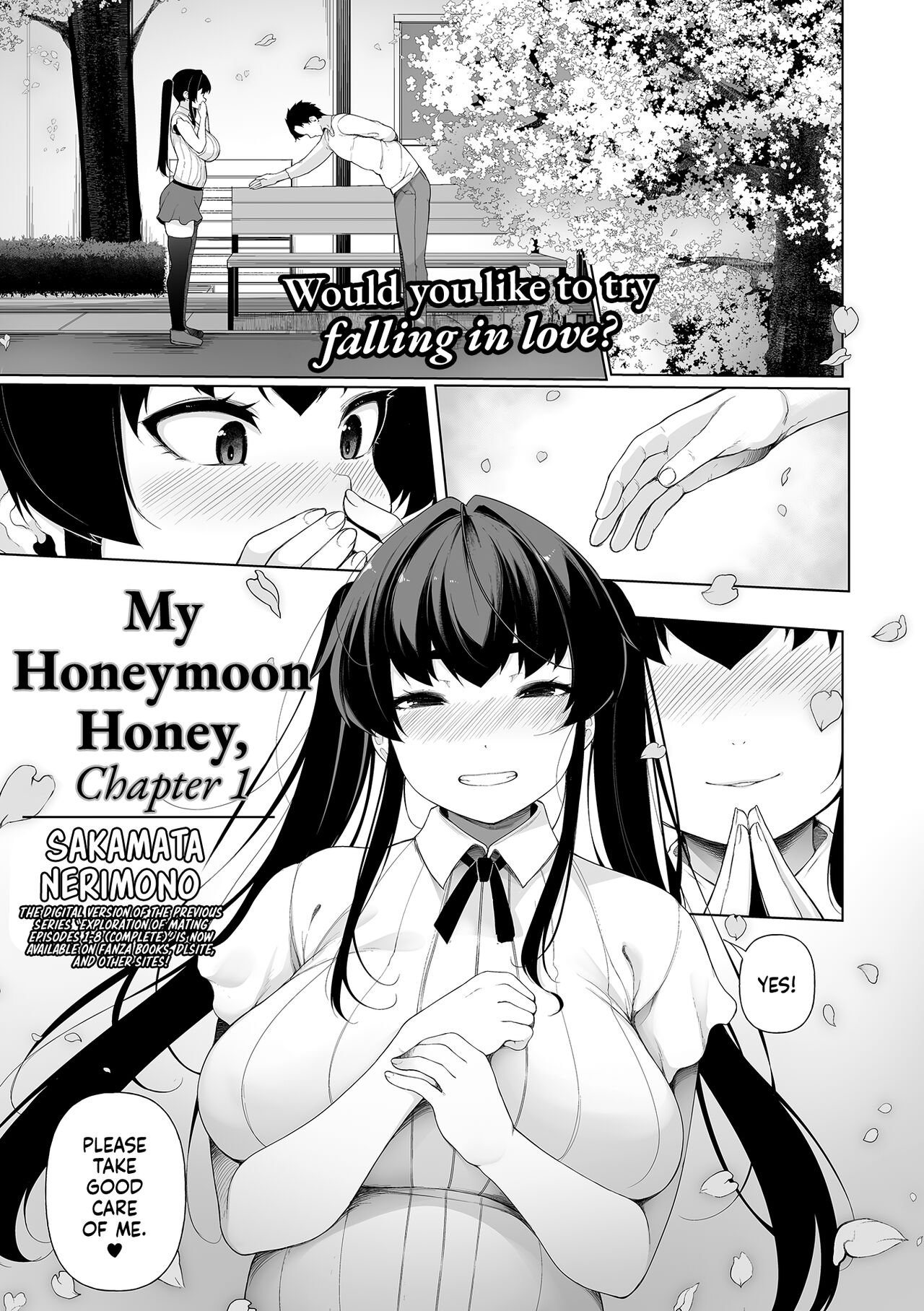 My Honeymoon Honey Ch. 1 cover