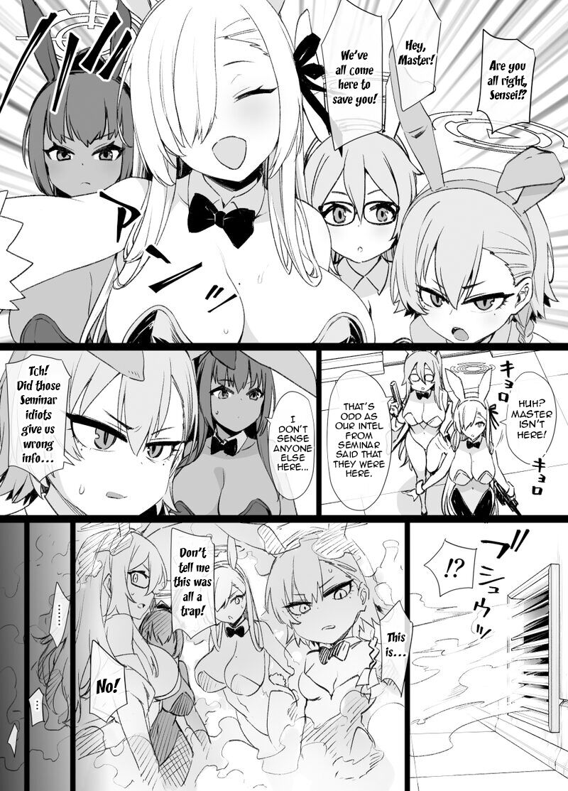 Blue Archive Brainwashing Bunny Slave Additional Manga cover