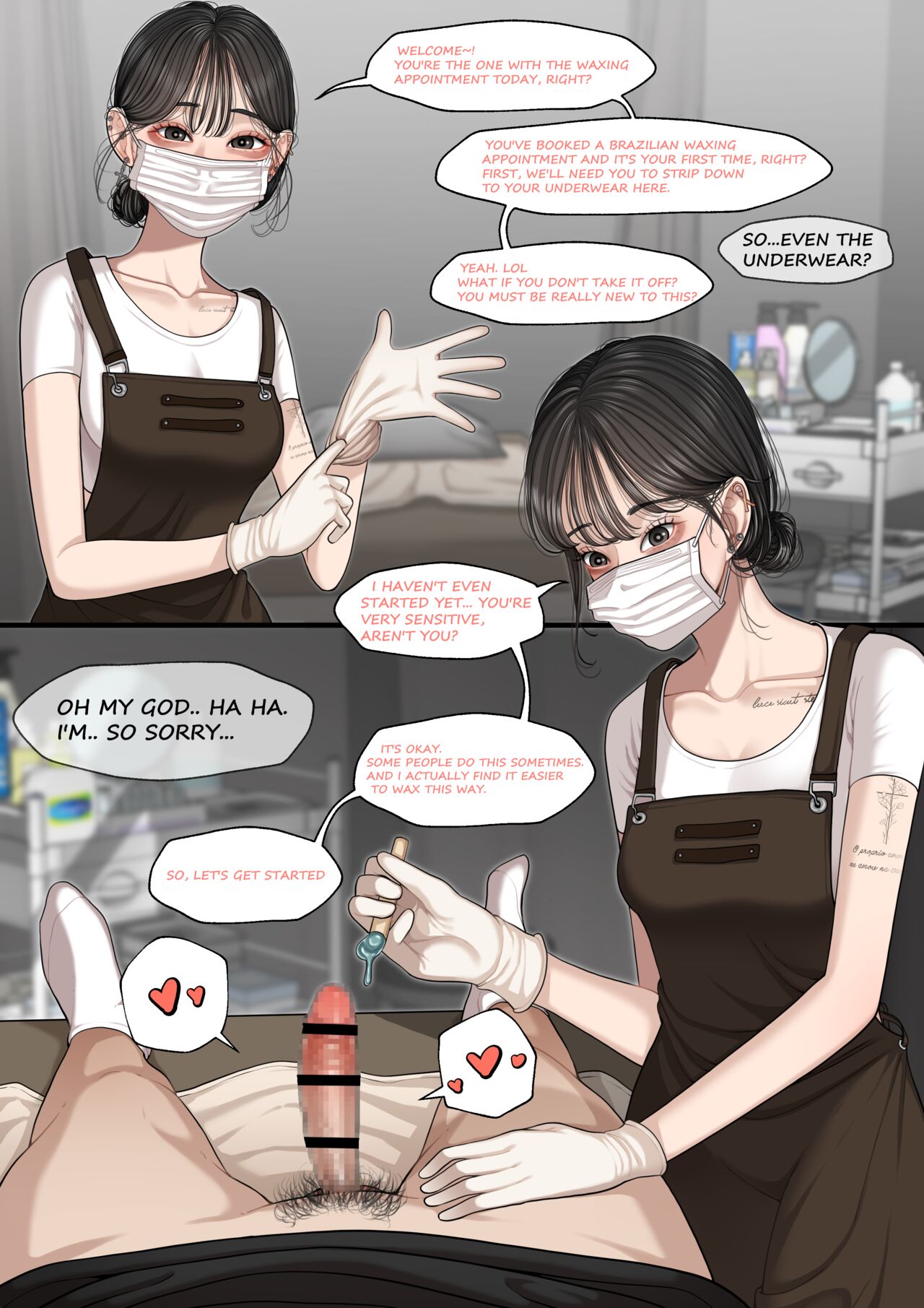 K GIRL Series - At The Waxing Shop cover