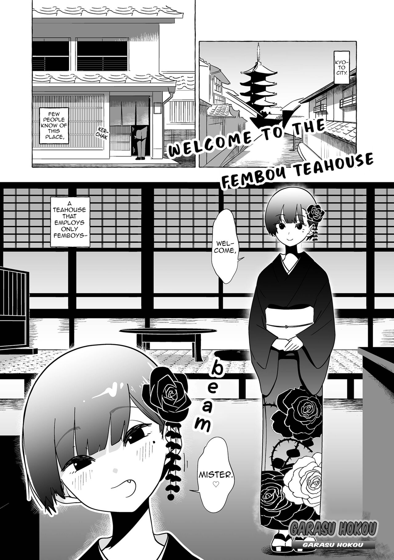 Welcome to the Femboy Teahouse cover