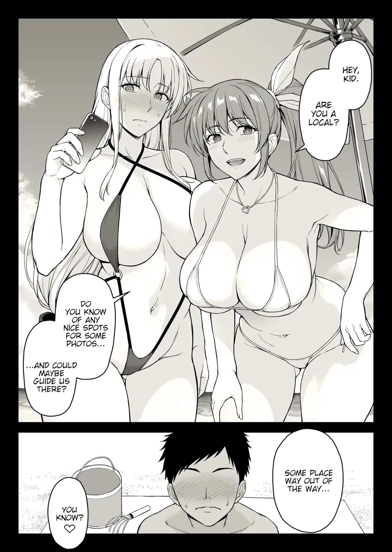 Ecchi na Onee-san-tachi ni Beach de Gyakunansareta Ken cover