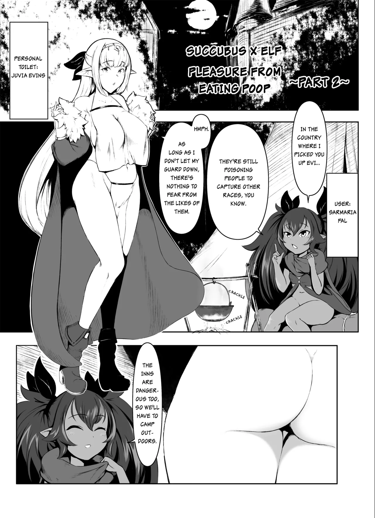 Succubus x Elf: Pleasure from Eating Poop ~Part 2~ cover