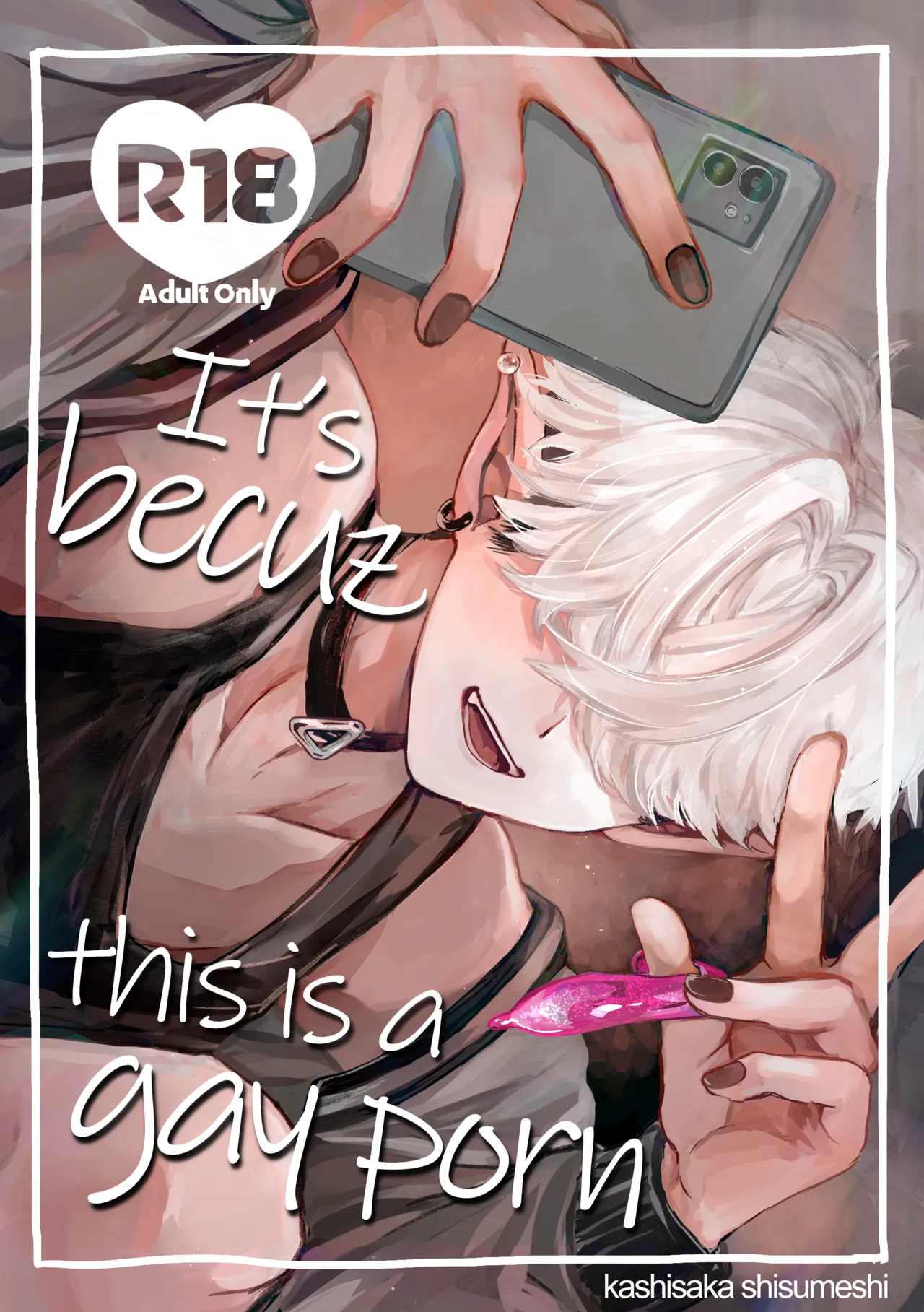 It's becuz this is a gay porn cover