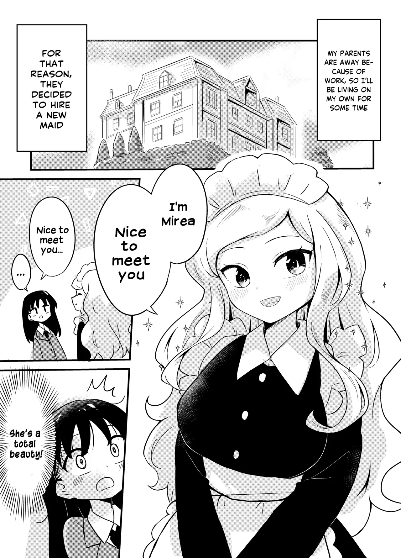 The Yuri Succubus Maid's Sweet Service cover