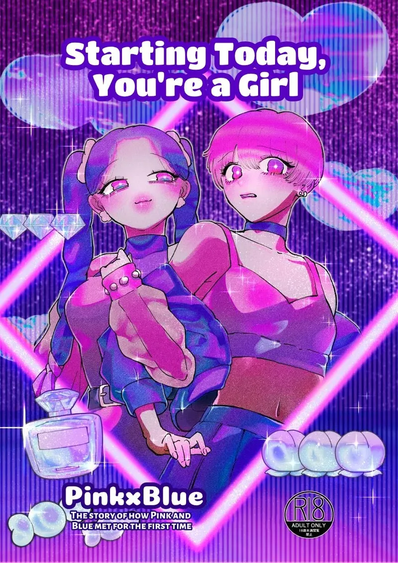 Starting Today, You’re a Girl Pink×Blue cover