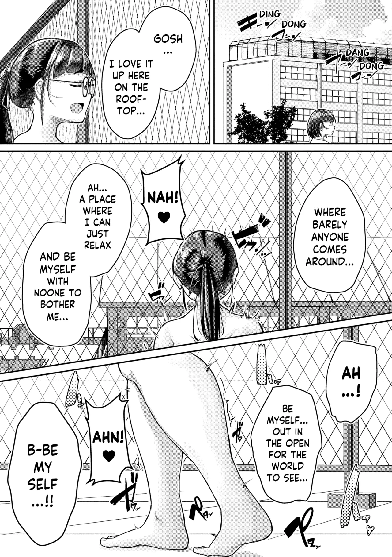 Super Thicc Schoolgirls: The Disciplinary Committee Girl's Rooftop Secret cover